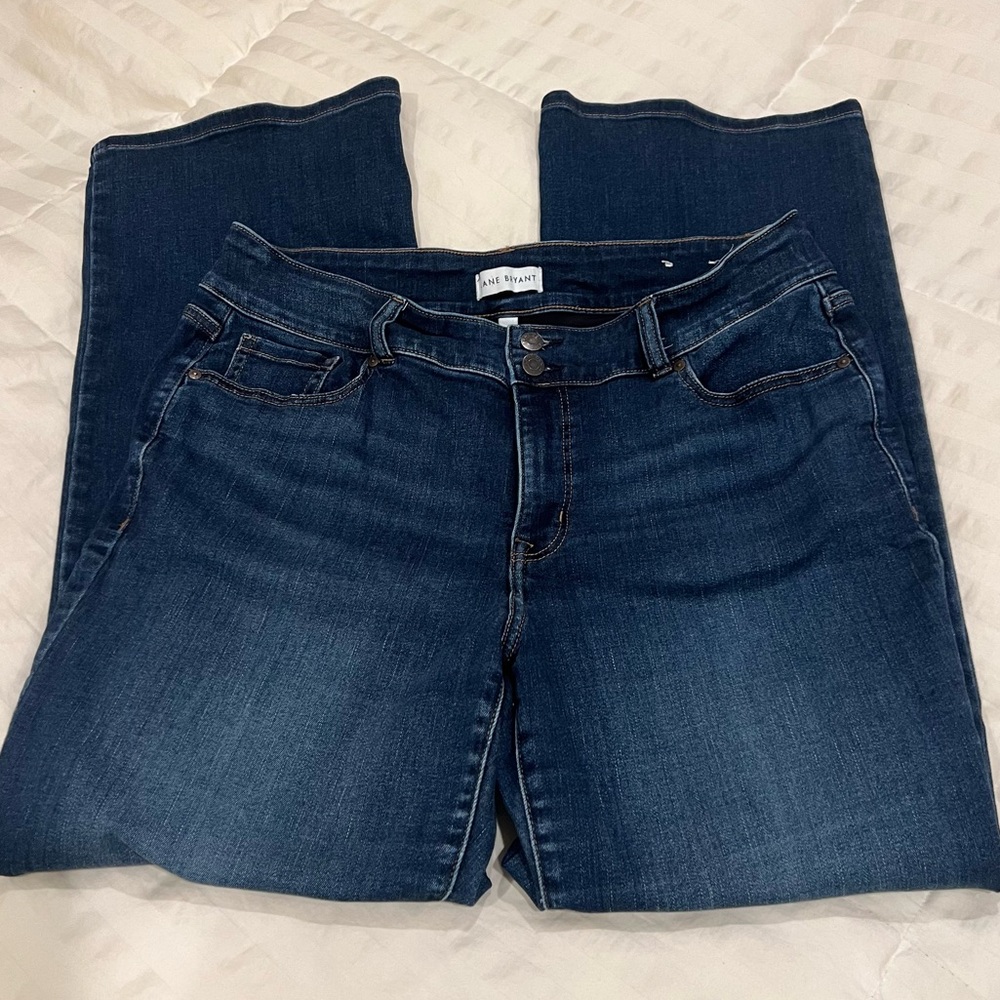 Lane Bryant high rise boot cut jean size 16